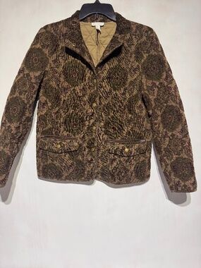 Carters Club Quilted Jacket with Fall Motifs